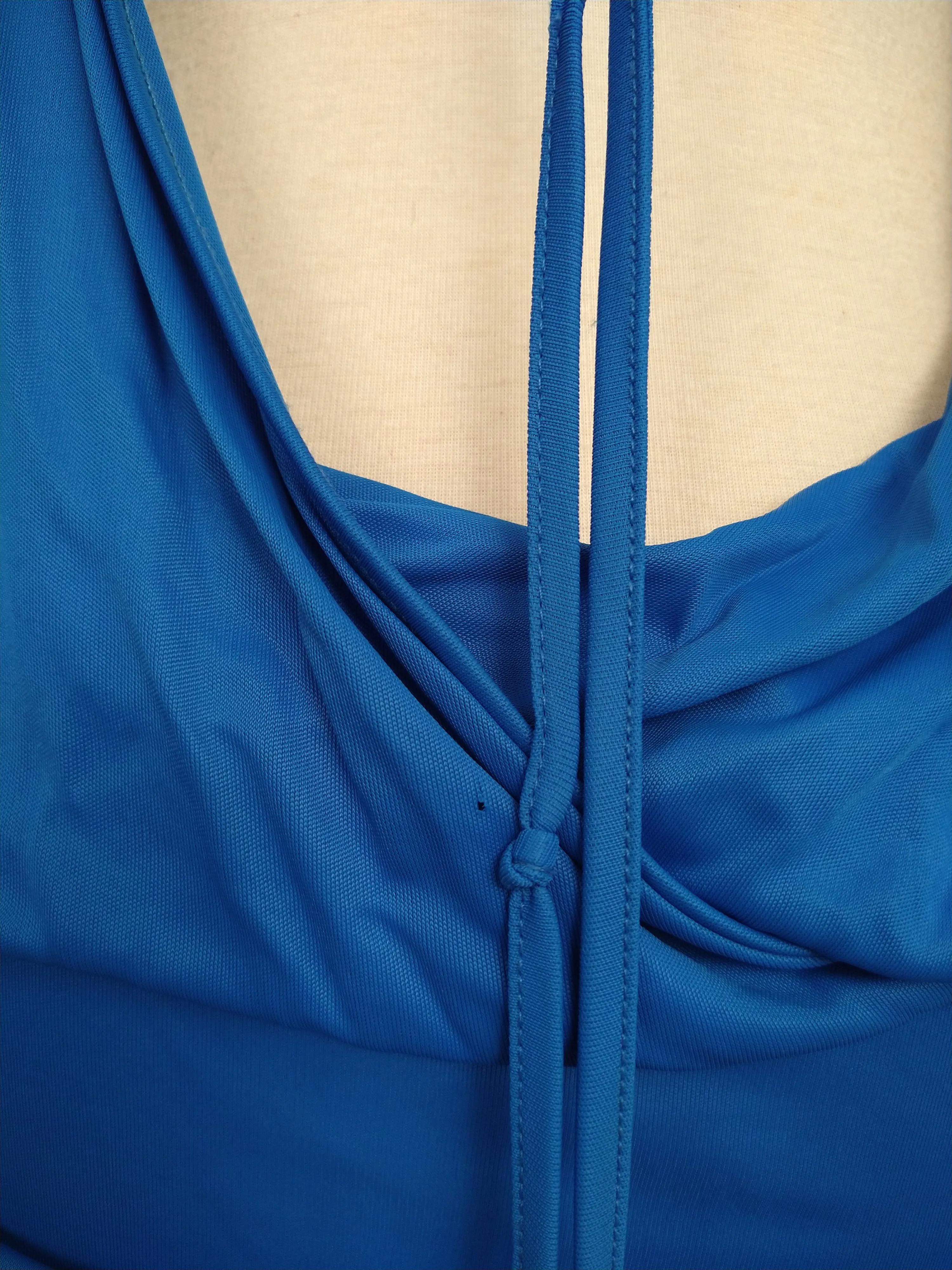 00's Sexy Blue Italian Designer Mini Dress by Dolce And Gabbana