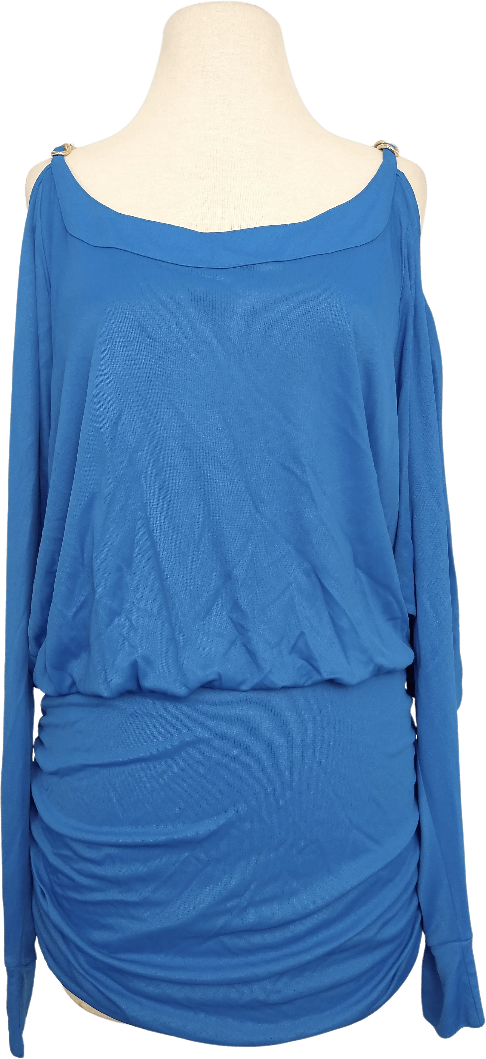 00's Sexy Blue Italian Designer Mini Dress by Dolce And Gabbana