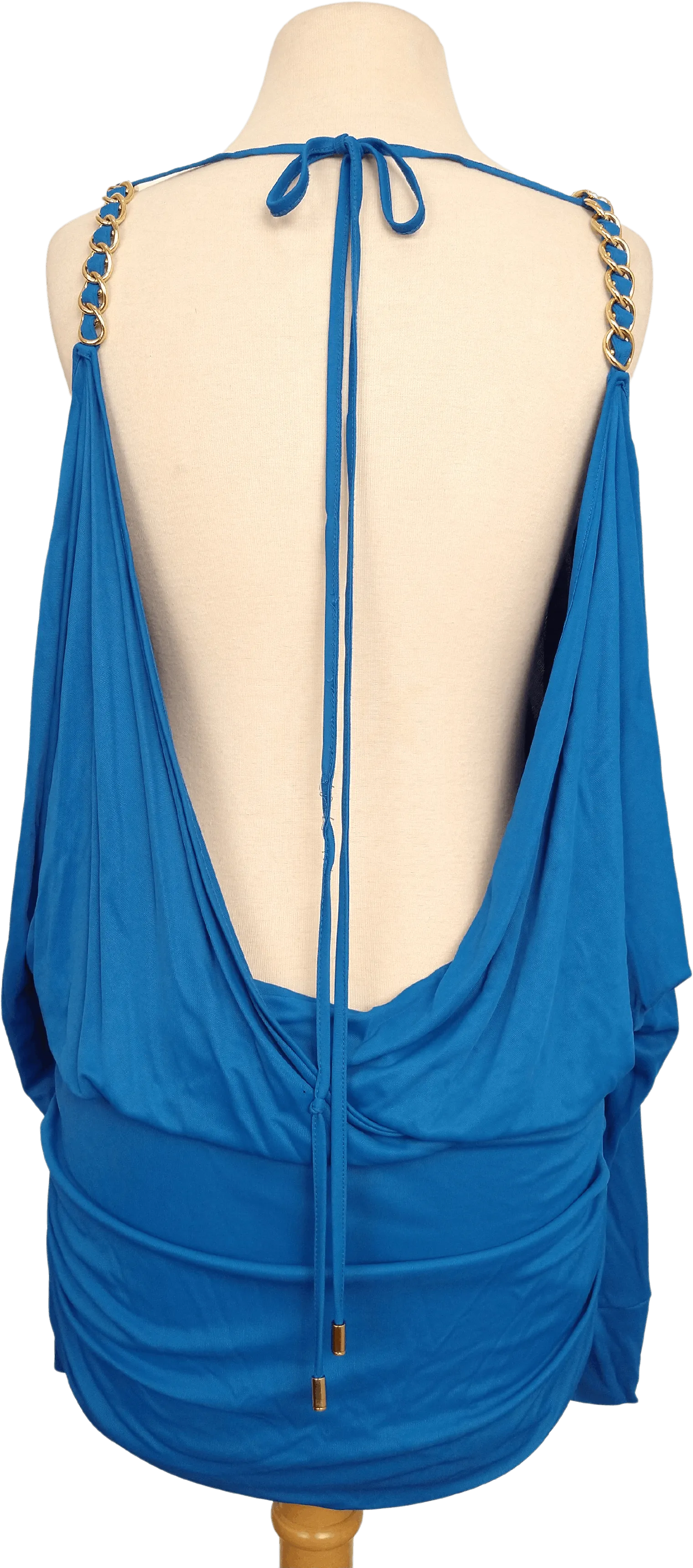 00's Sexy Blue Italian Designer Mini Dress by Dolce And Gabbana