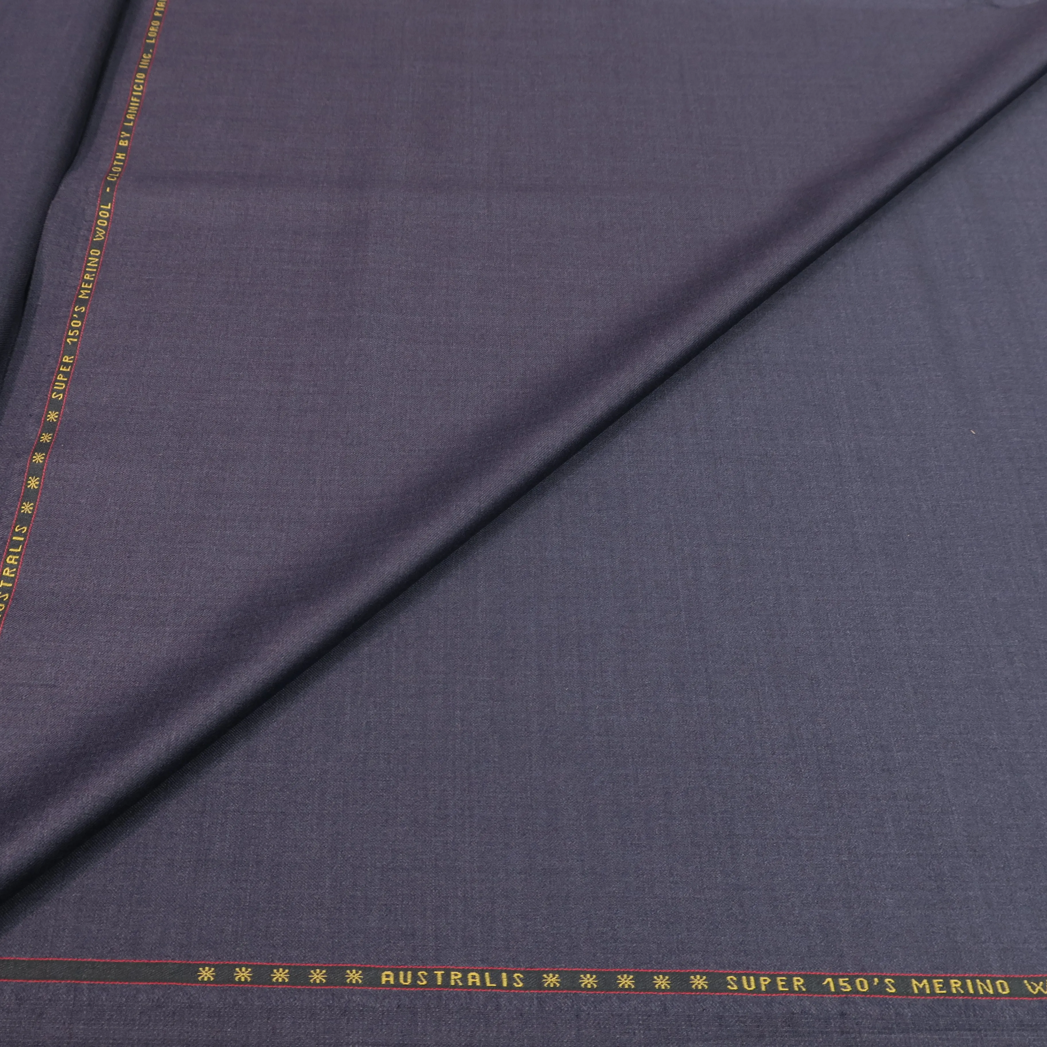 2.20 YDS Slate Grey Australis Wool Loro Piana Fabric