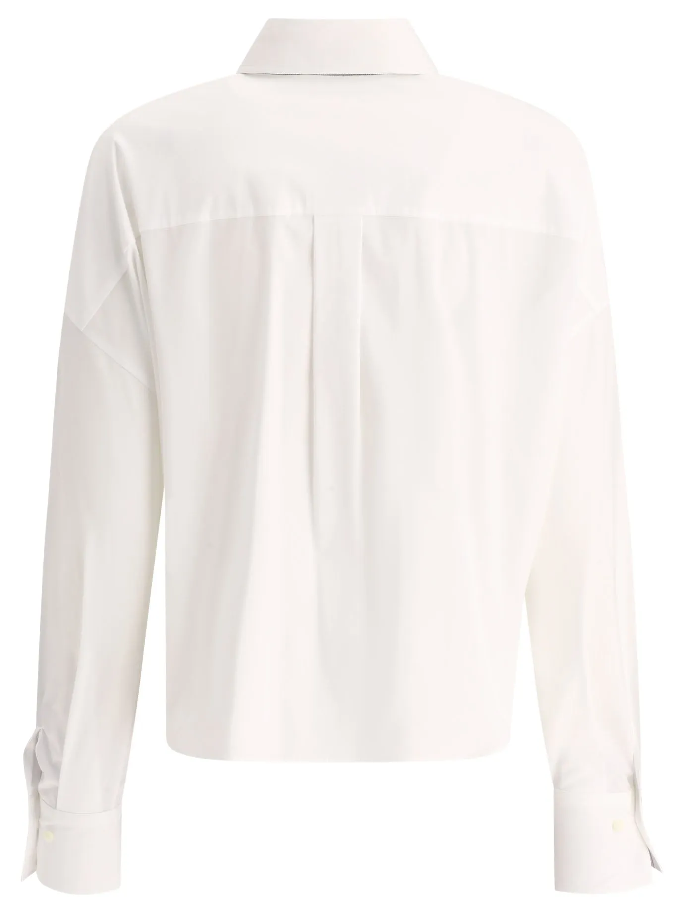 24SS White Women's Shirt by Brunello Cucinelli