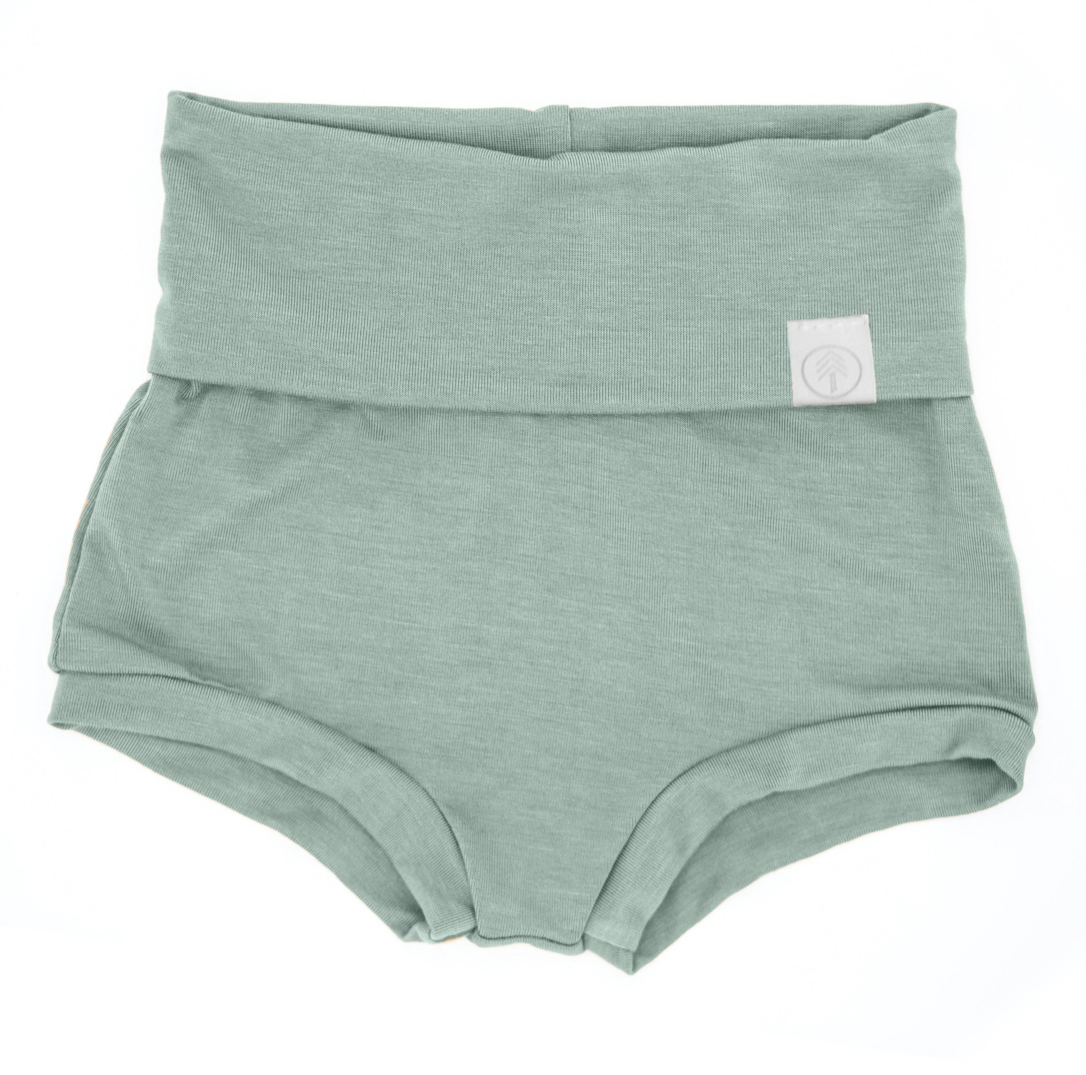 2t, 3t, 4/5t | Fold Over Bloomers | Sage | Bamboo