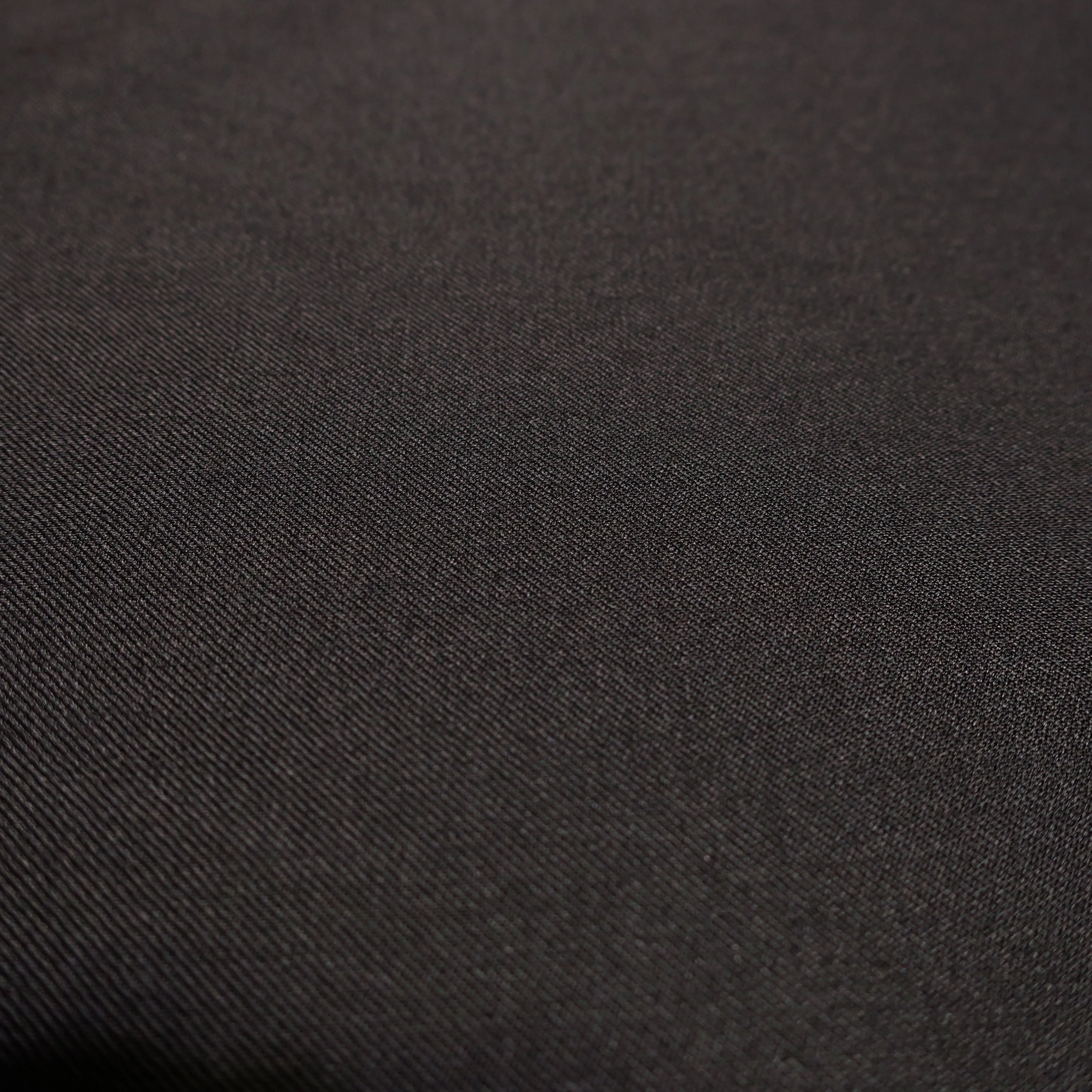 3 YDS Black Plain 100% Wool Loro Piana Fabric