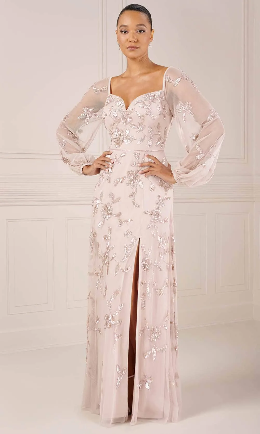 Adrianna Papell Platinum 40440 - Long Sheath Dress
