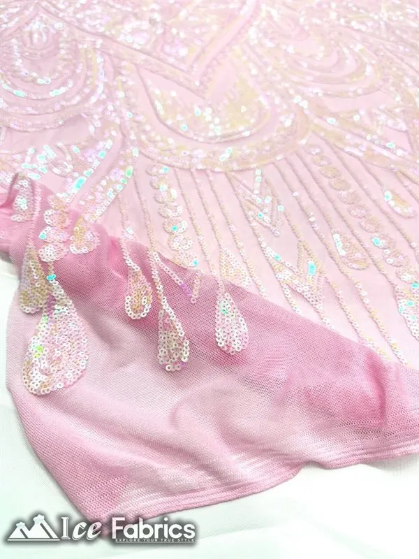 African Sequin Fabric 4 Way Spandex Stretch Sequin Fabric