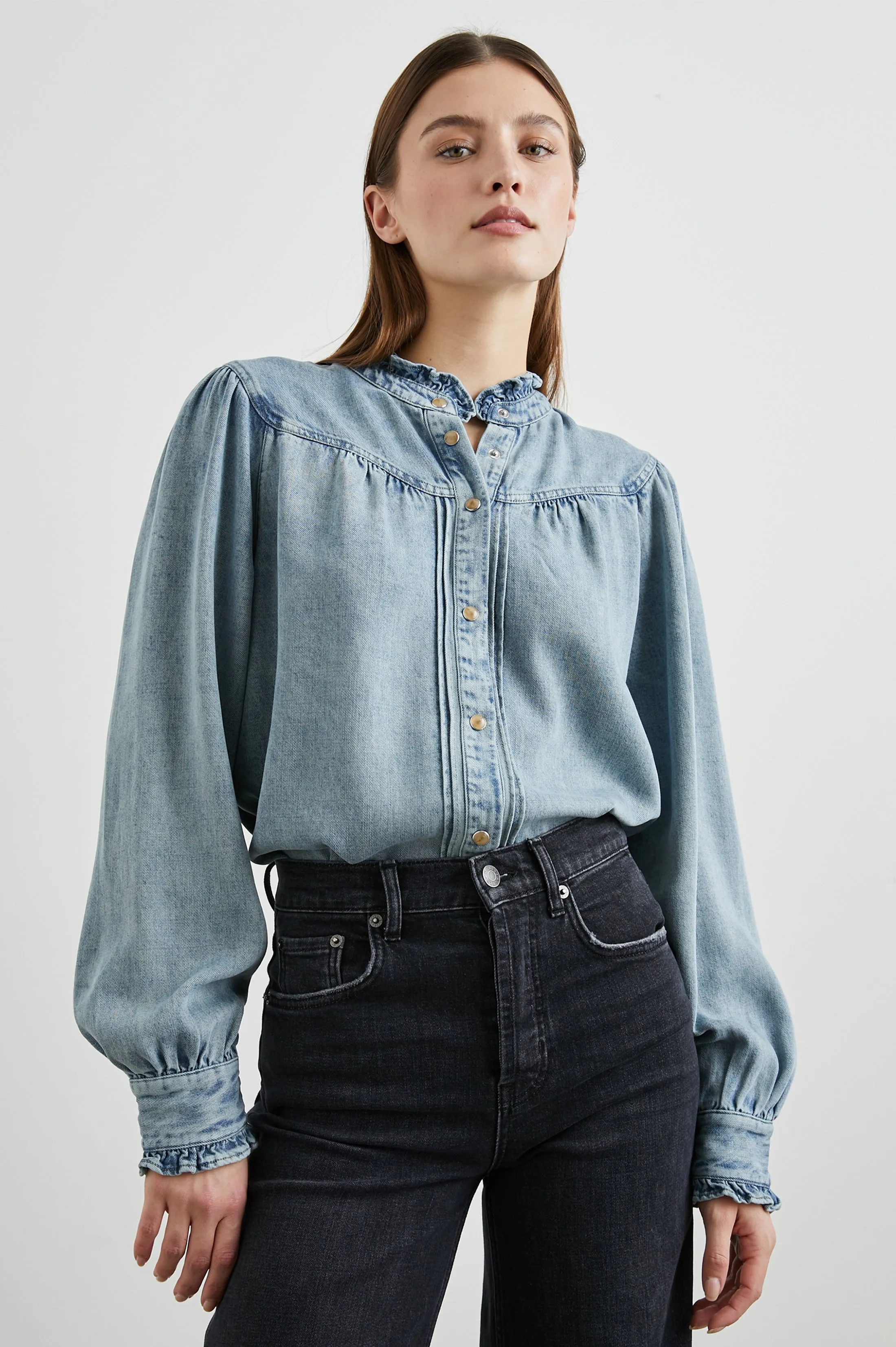 ALANNA SHIRT - ANTIQUE INDIGO
