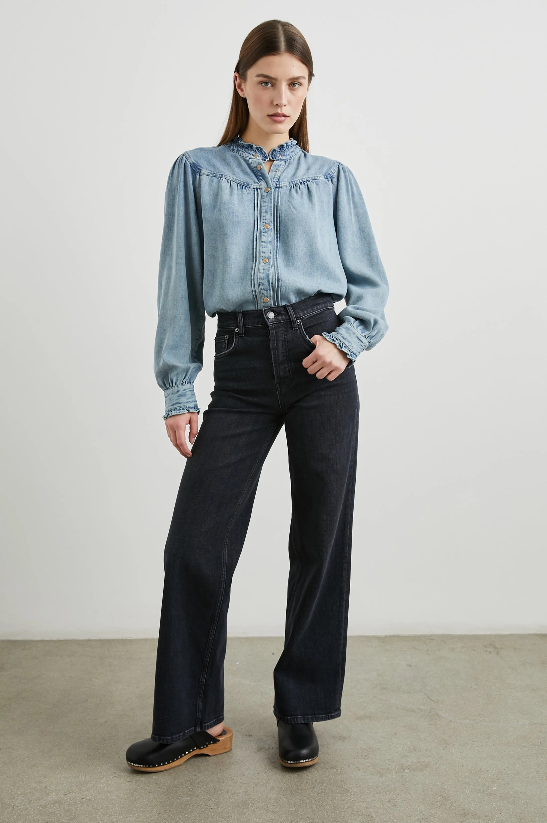 ALANNA SHIRT - ANTIQUE INDIGO