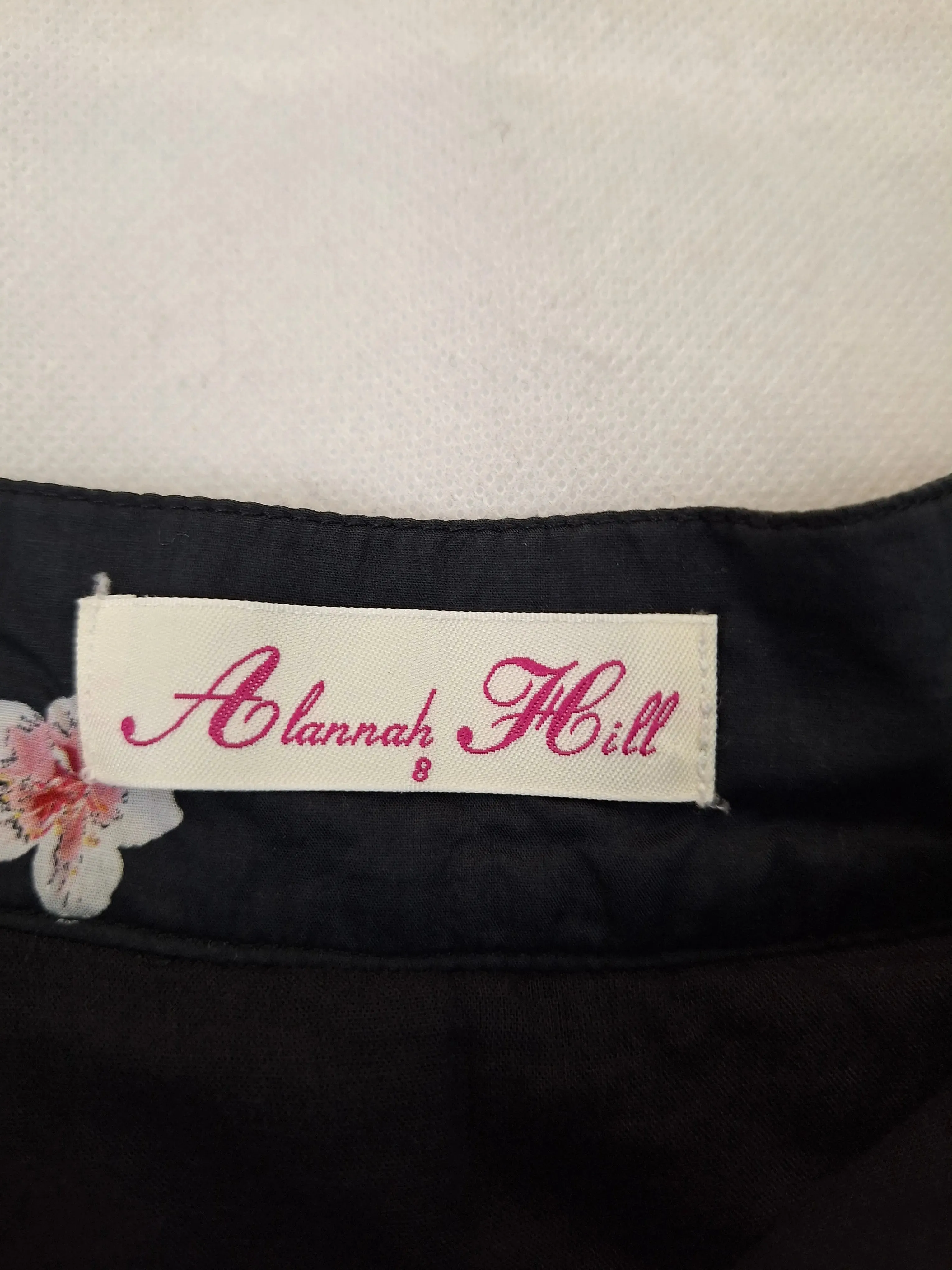 Alannah Hill Retro Gathered Cheery Blossom Midi Skirt Size 8