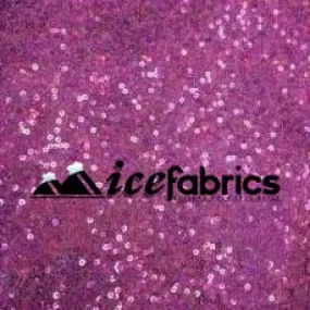 All Over Lavender Iridescent Mesh Glitz Mini Sequins Fabric