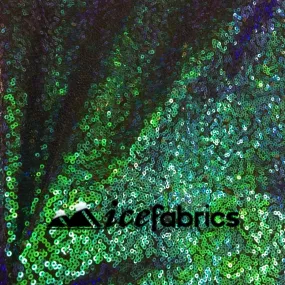 All Over Mermaid Iridescent Mesh Glitz Mini Sequins Fabric