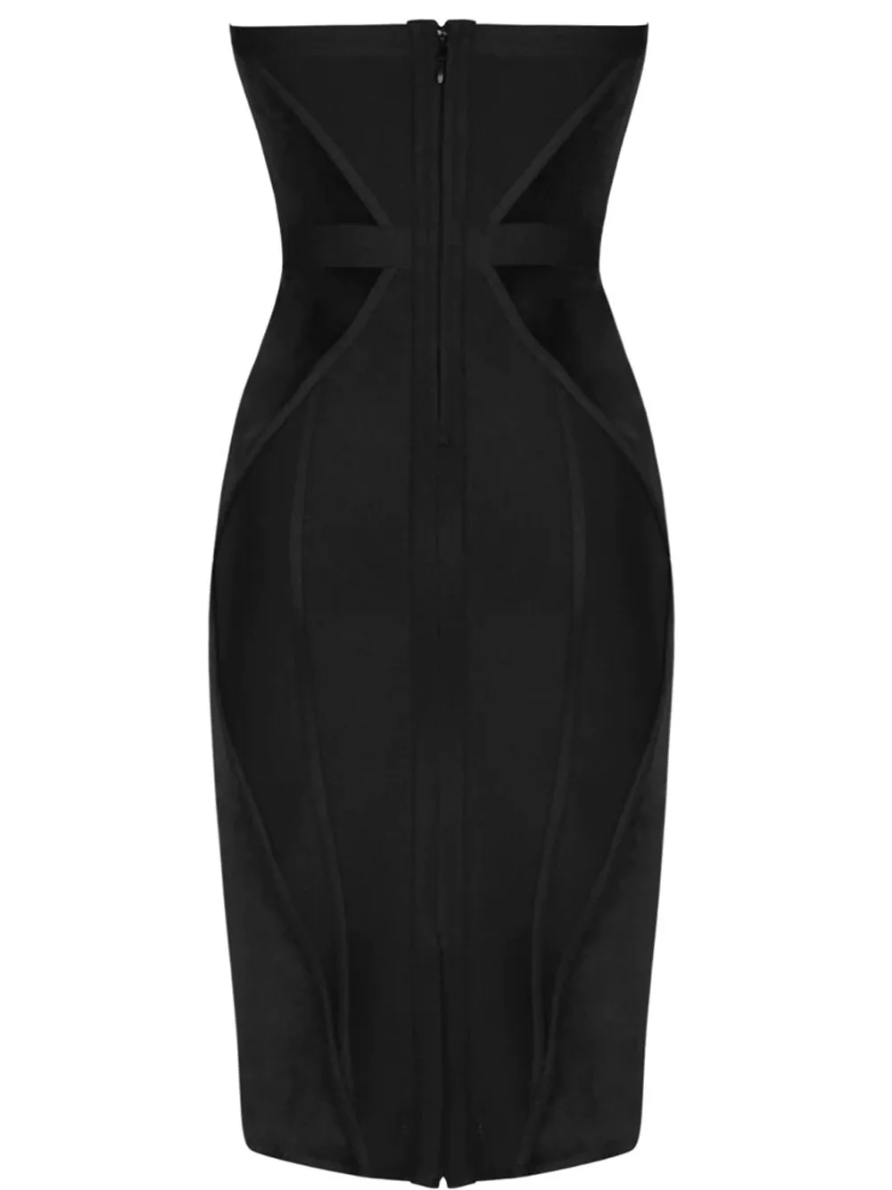 ALVERA Strapless Bandage Dress