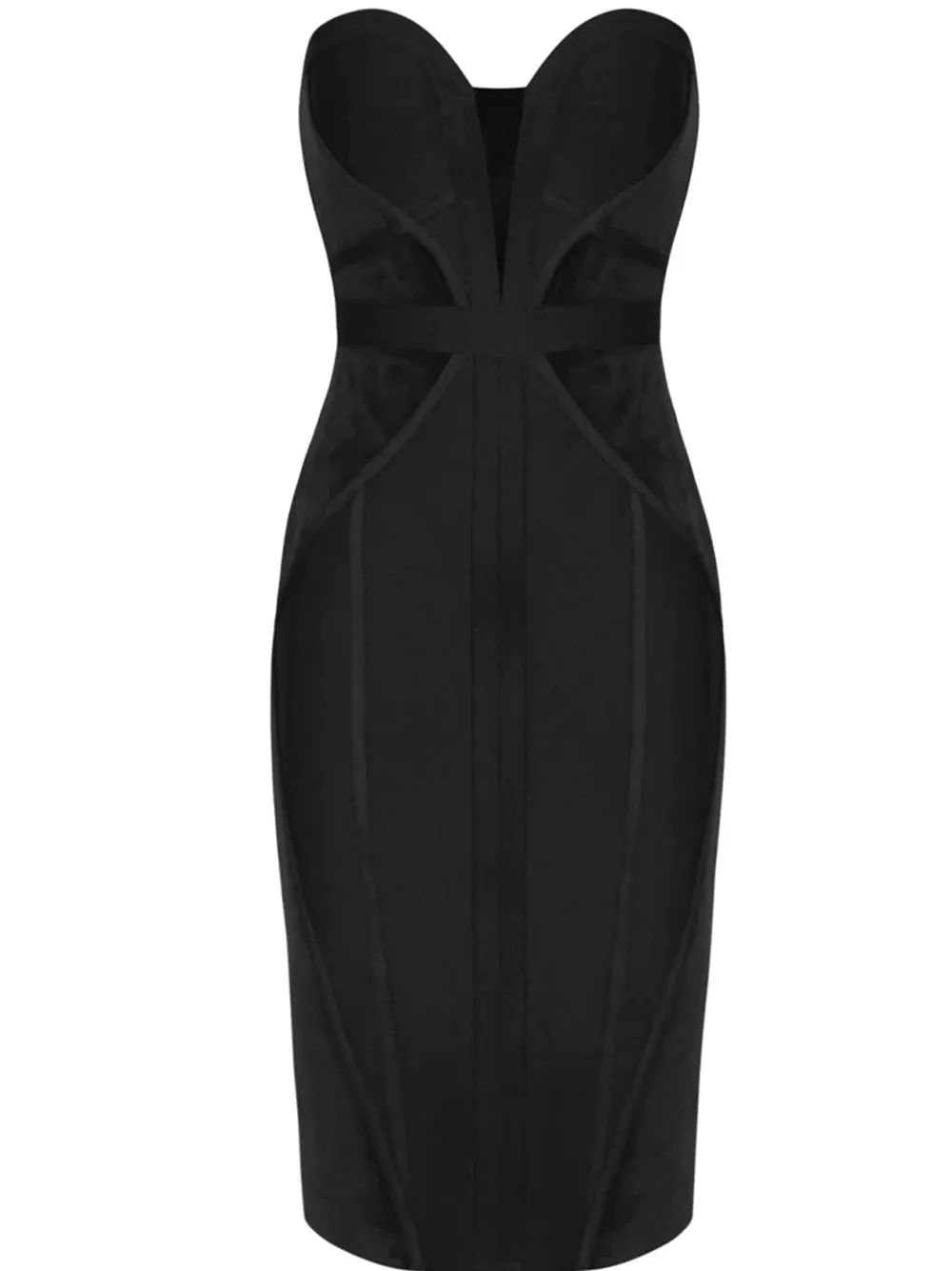 ALVERA Strapless Bandage Dress
