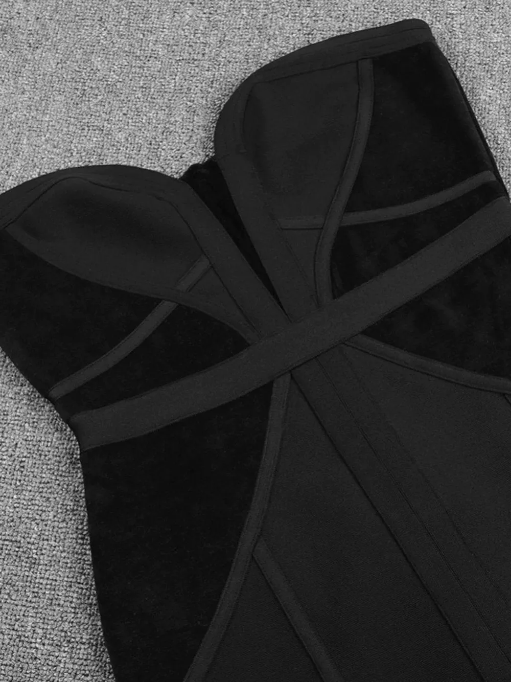 ALVERA Strapless Bandage Dress
