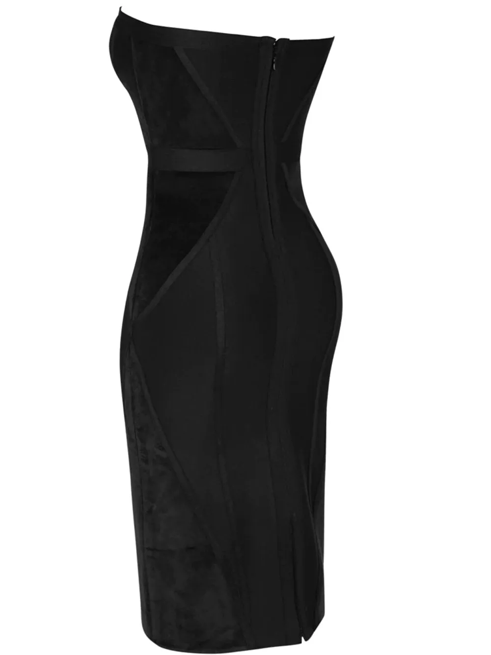 ALVERA Strapless Bandage Dress