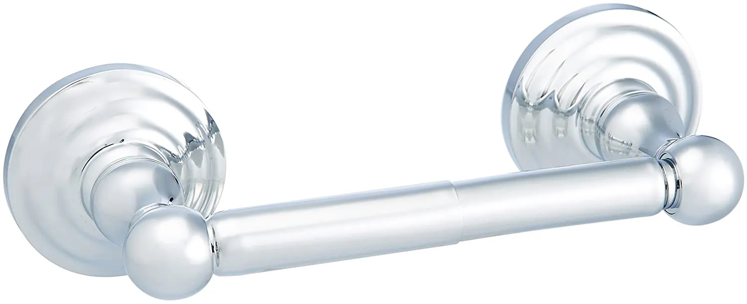 AmazonBasics Traditional Standard Toilet Paper Holder - Chrome