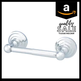 AmazonBasics Traditional Standard Toilet Paper Holder - Chrome