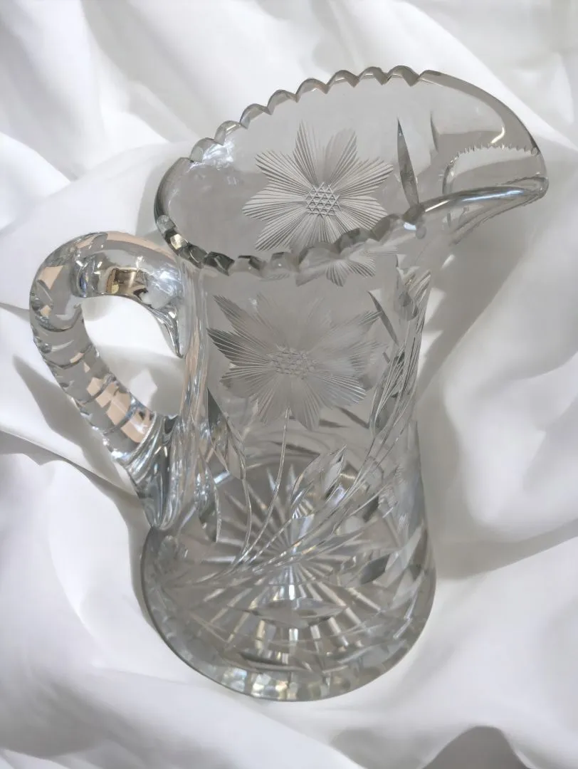 Antique Crystal Clear Decanter