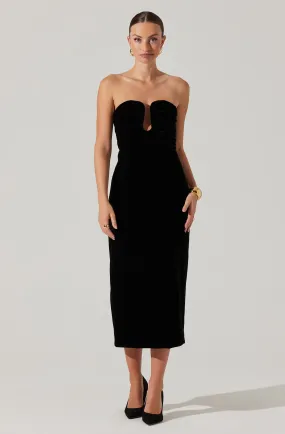 Arista Sweetheart Midi Dress