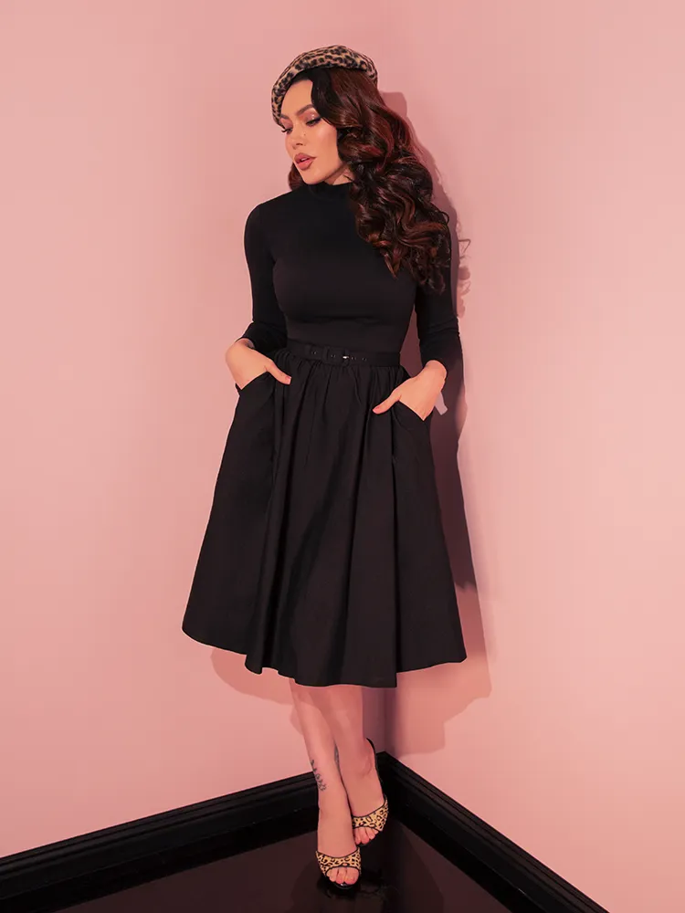 Bad Girl Swing Dress in Black - Vixen by Micheline Pitt