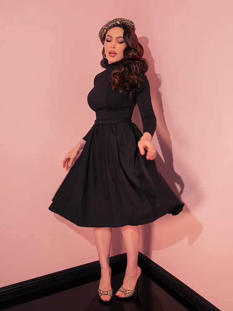 Bad Girl Swing Dress in Black - Vixen by Micheline Pitt