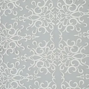 Beige Tulle with Champagne Abstract Design Embroidered Fabric