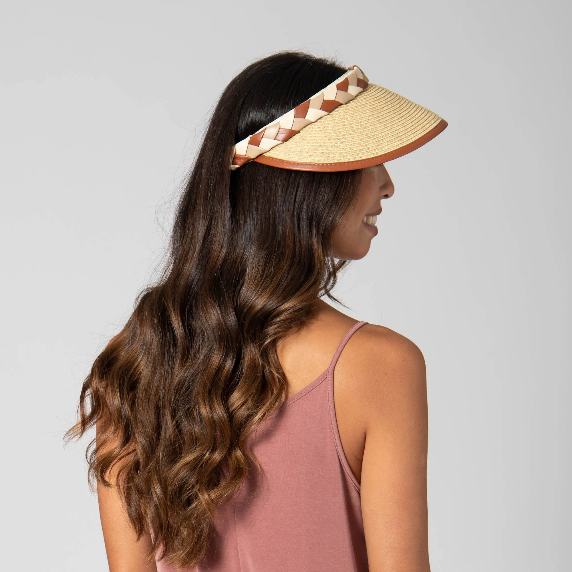 Boss Visor - Ultrabraid Visor with Faux Braided Band