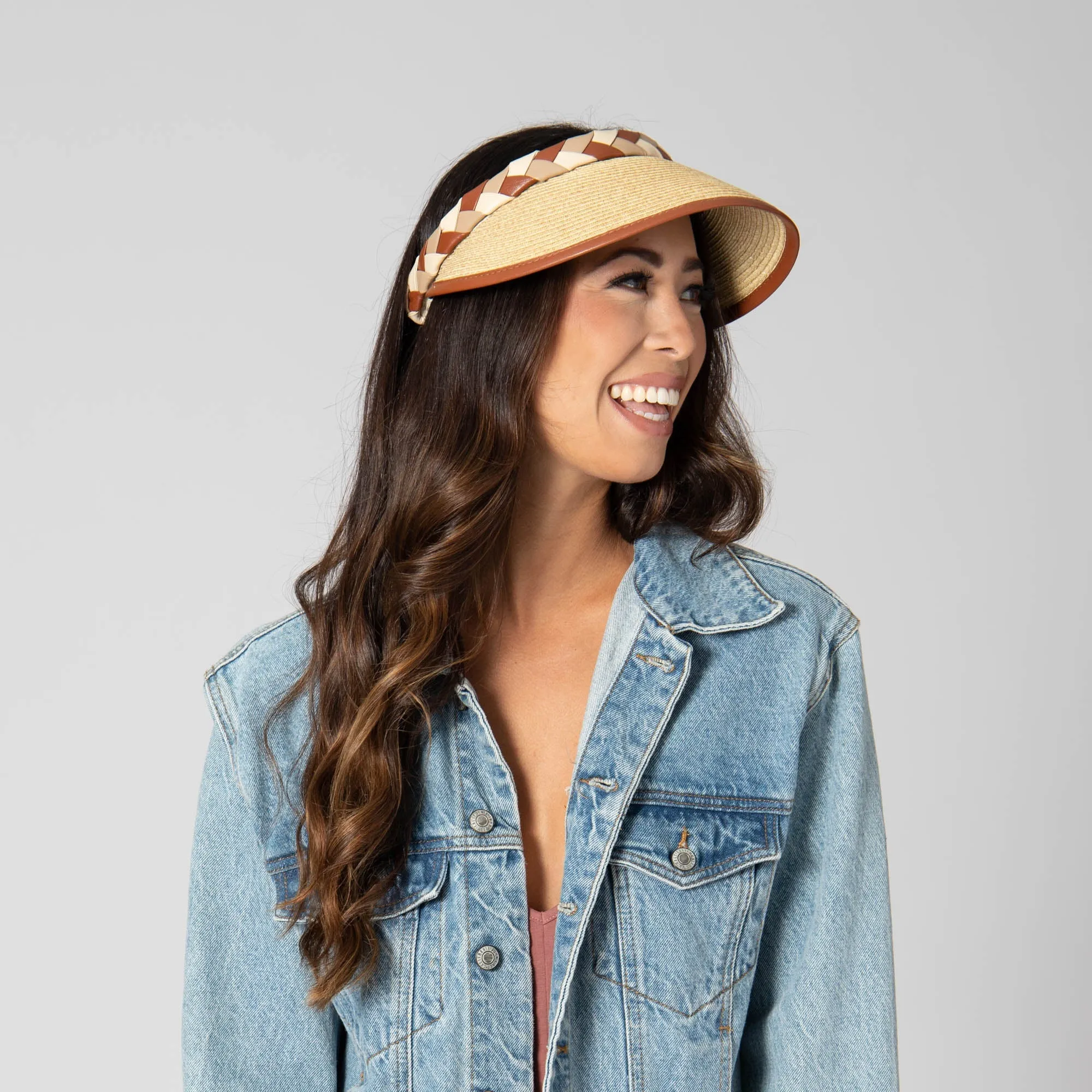 Boss Visor - Ultrabraid Visor with Faux Braided Band