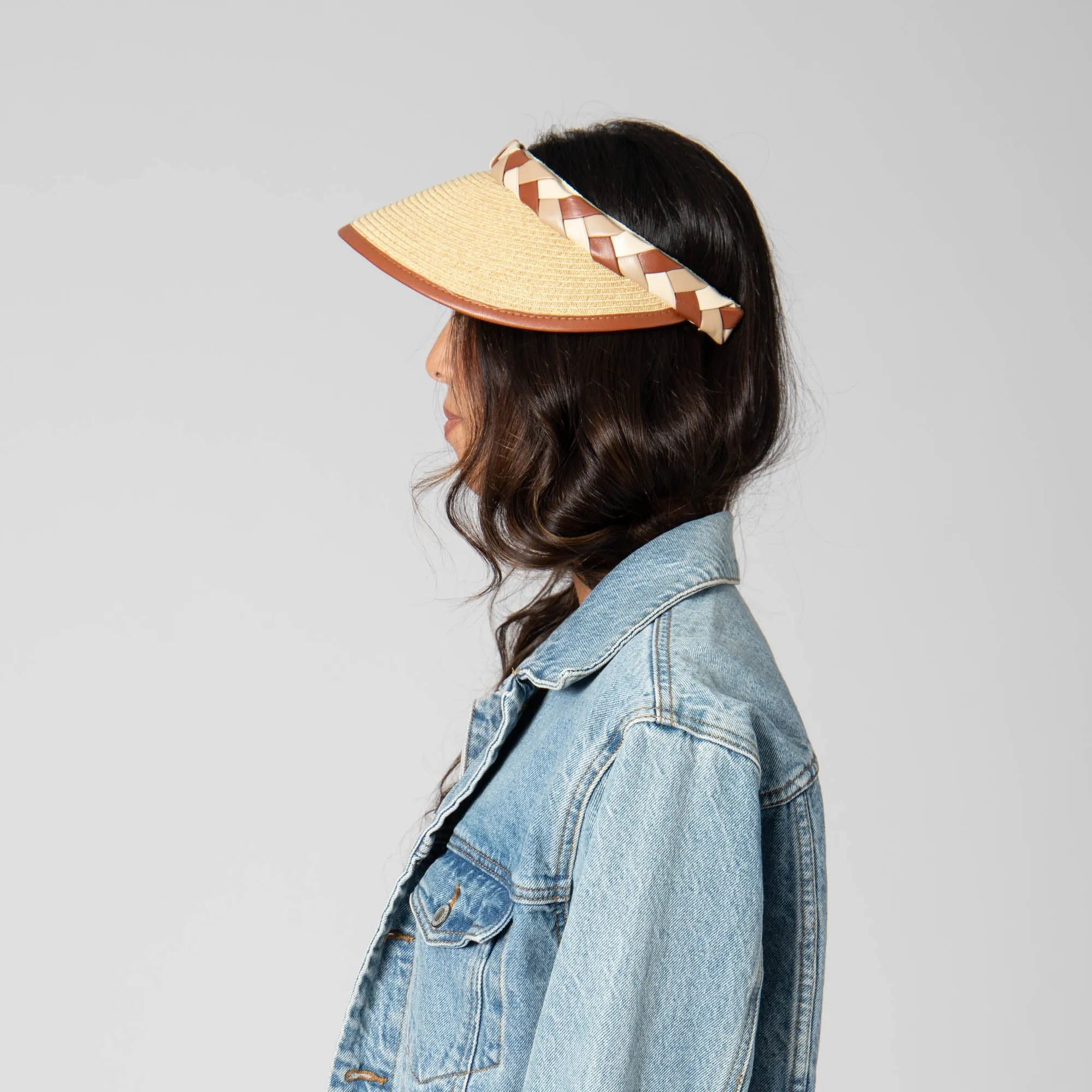 Boss Visor - Ultrabraid Visor with Faux Braided Band