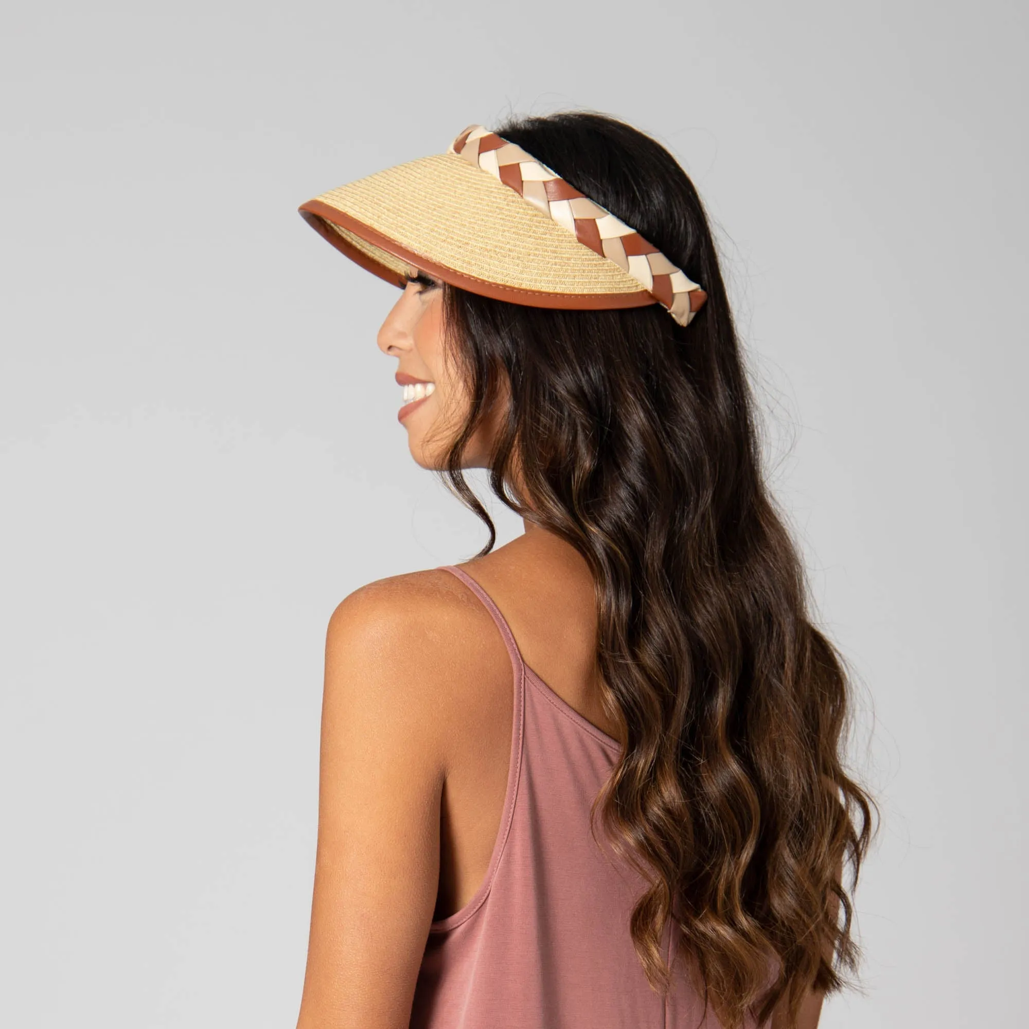 Boss Visor - Ultrabraid Visor with Faux Braided Band