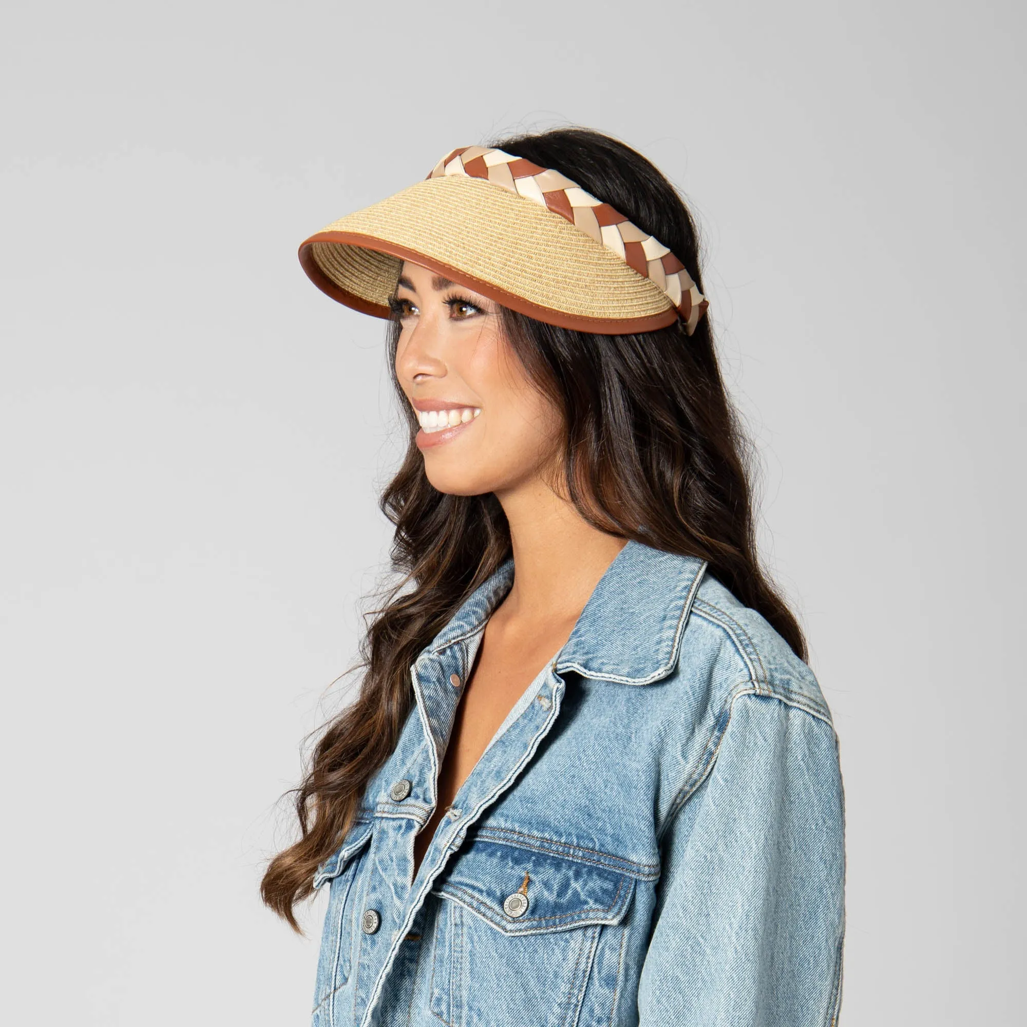 Boss Visor - Ultrabraid Visor with Faux Braided Band