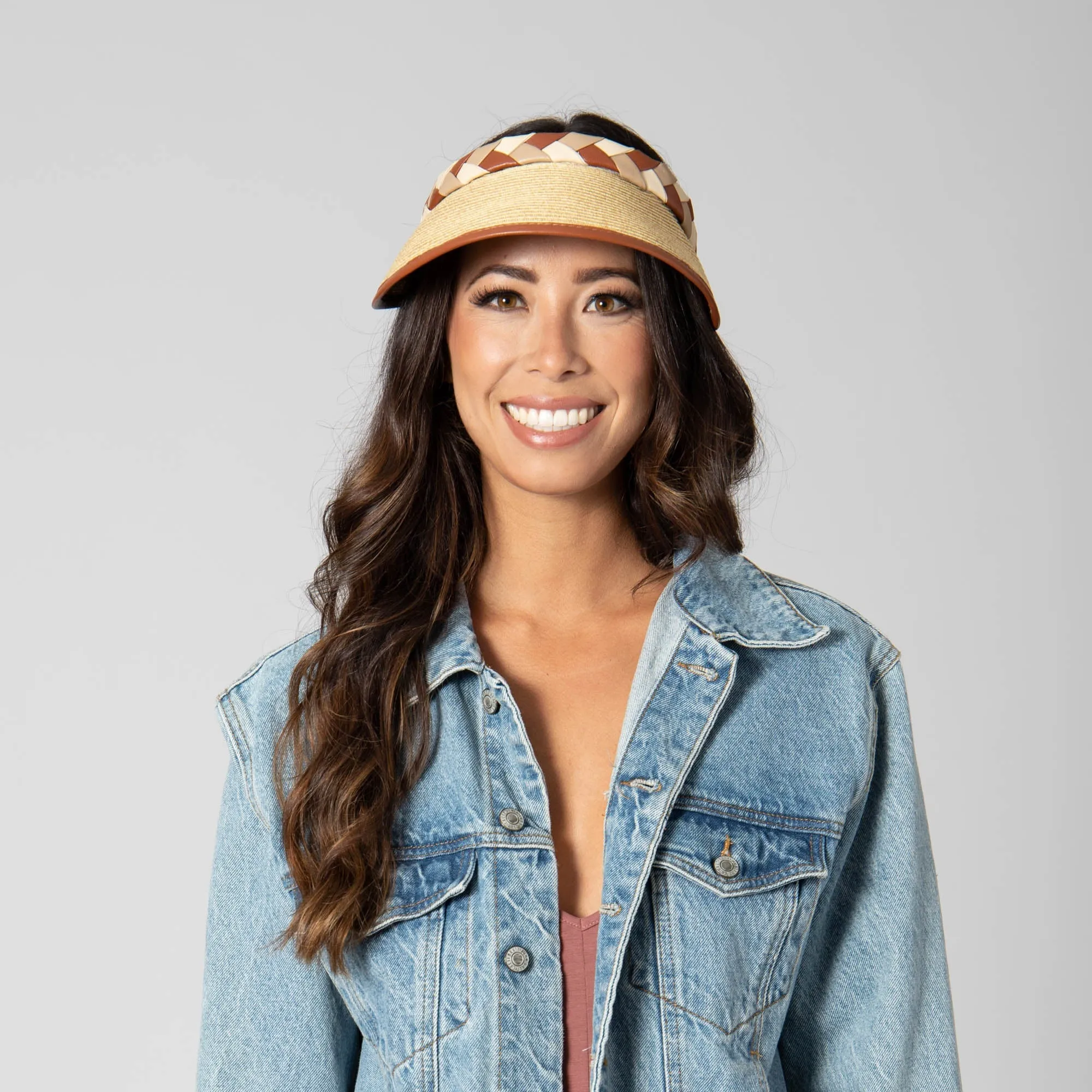 Boss Visor - Ultrabraid Visor with Faux Braided Band