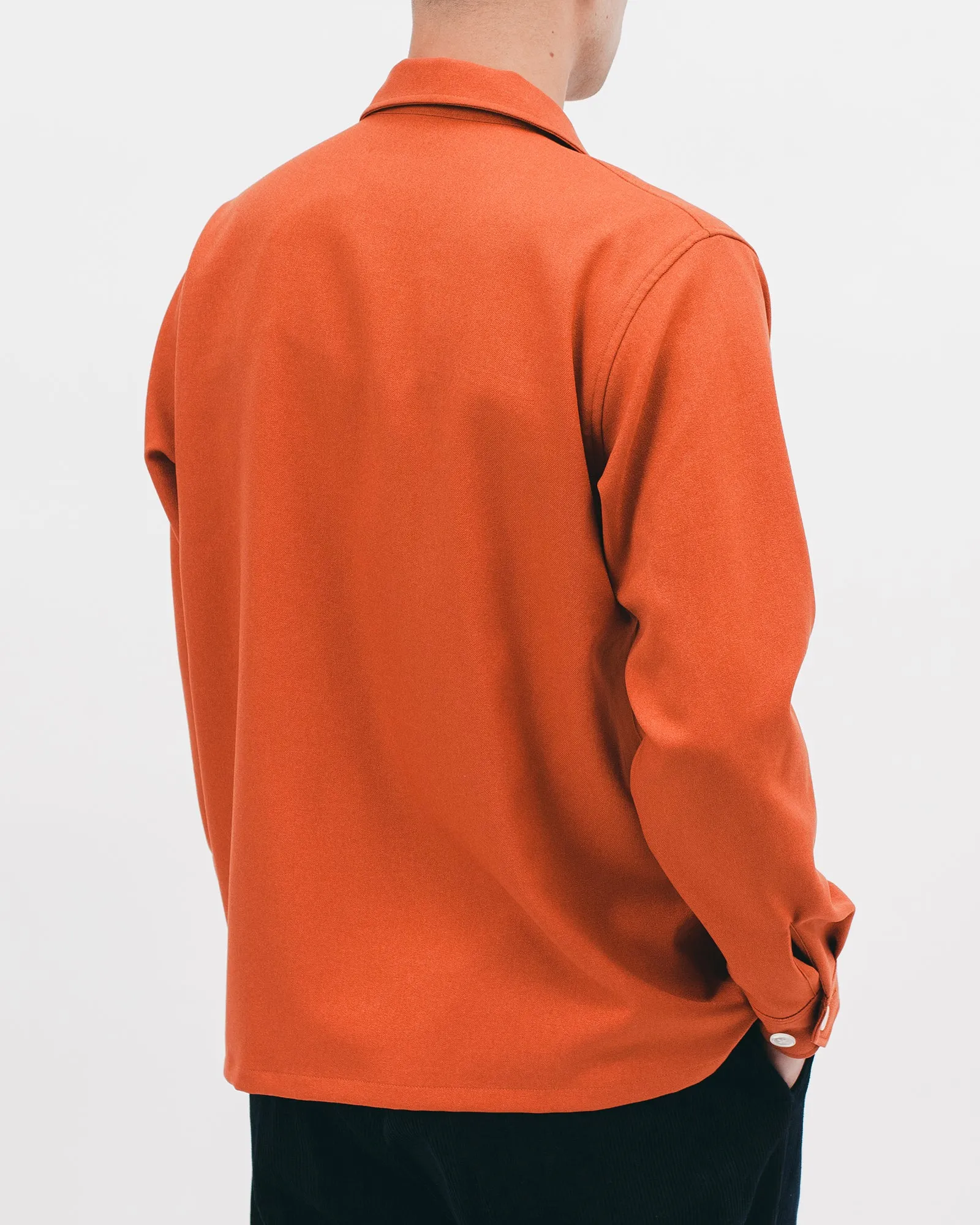 Boxy LS Shirt - Terracotta