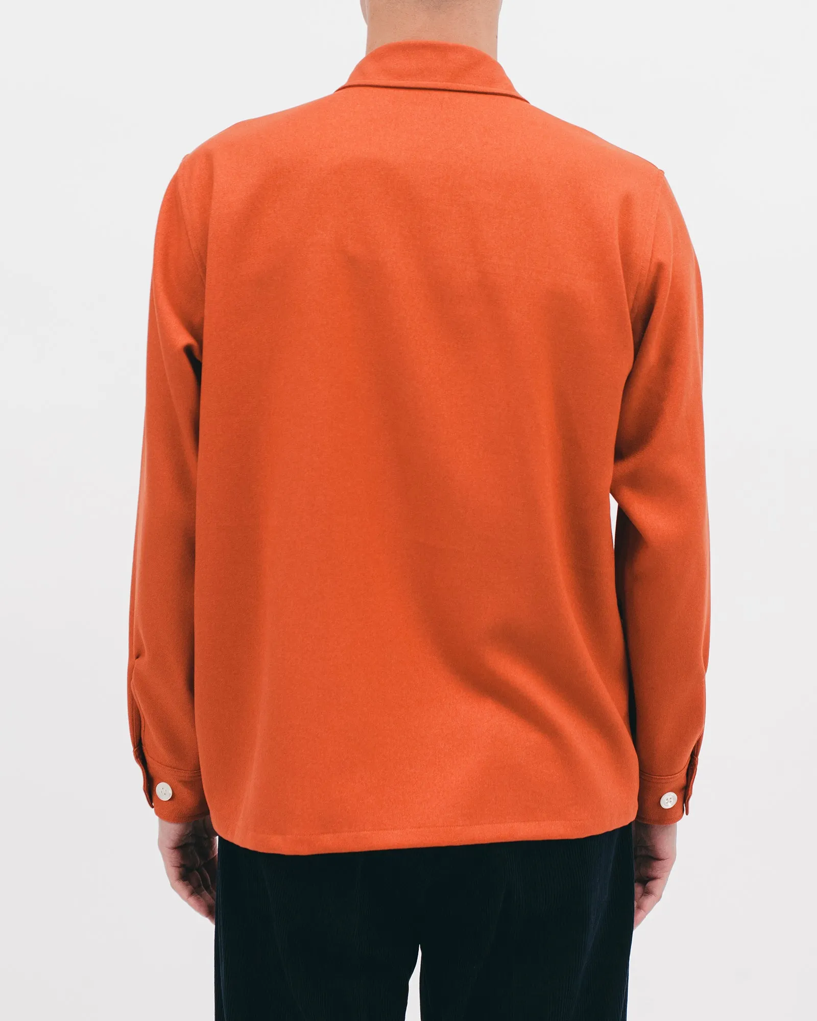 Boxy LS Shirt - Terracotta