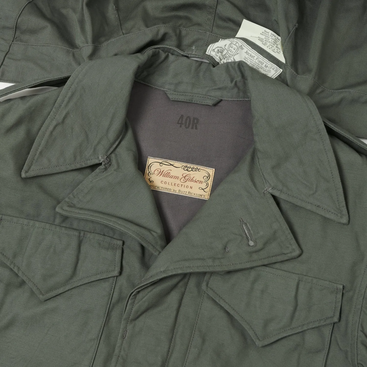Buzz Rickson's X William Gibson M-1943 Field Jacket - Grey/Green