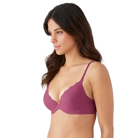 B.Wow'd Lazer Cut Plunge Push Up Raspberry Coulis