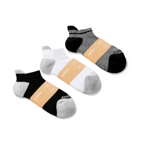 Classic Carbon Trio  - Ankle Sock - 3 Pack