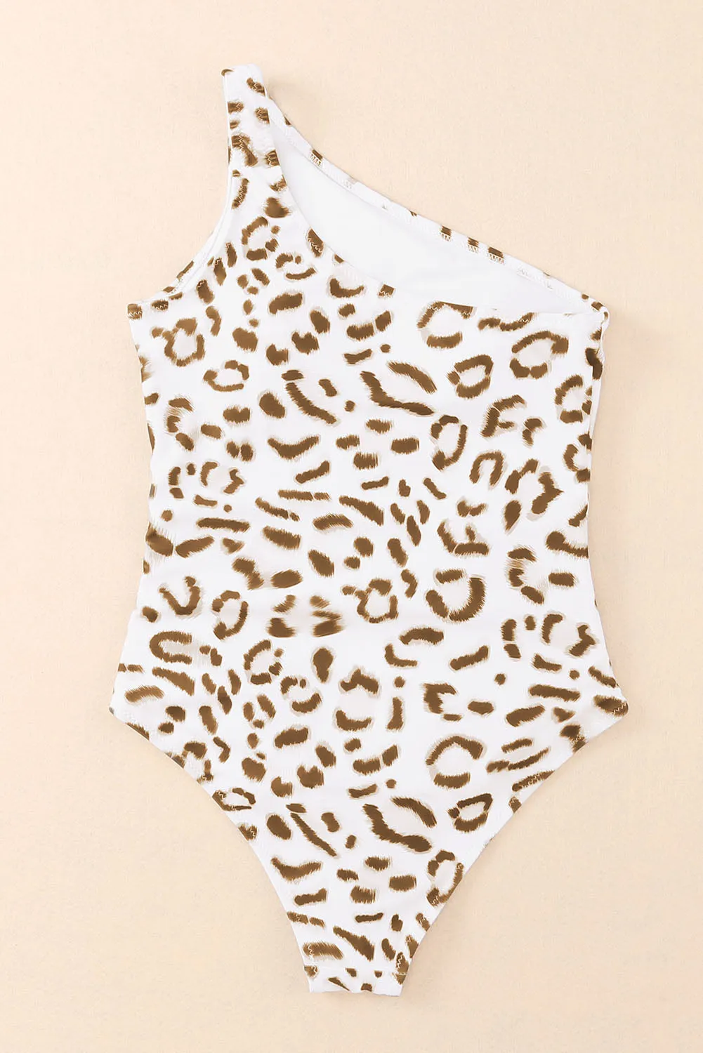 Classic Cat One-Shoulder, One-Piece Swimsuit
