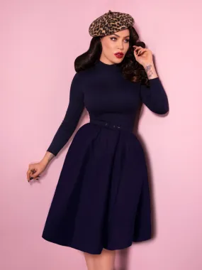COMING BACK SOON - Bad Girl Swing Dress in Navy - Vixen by Micheline Pitt