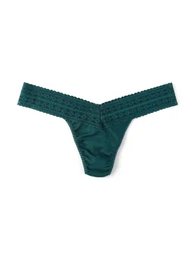 DreamEase® Low Rise Thong Ivy Green