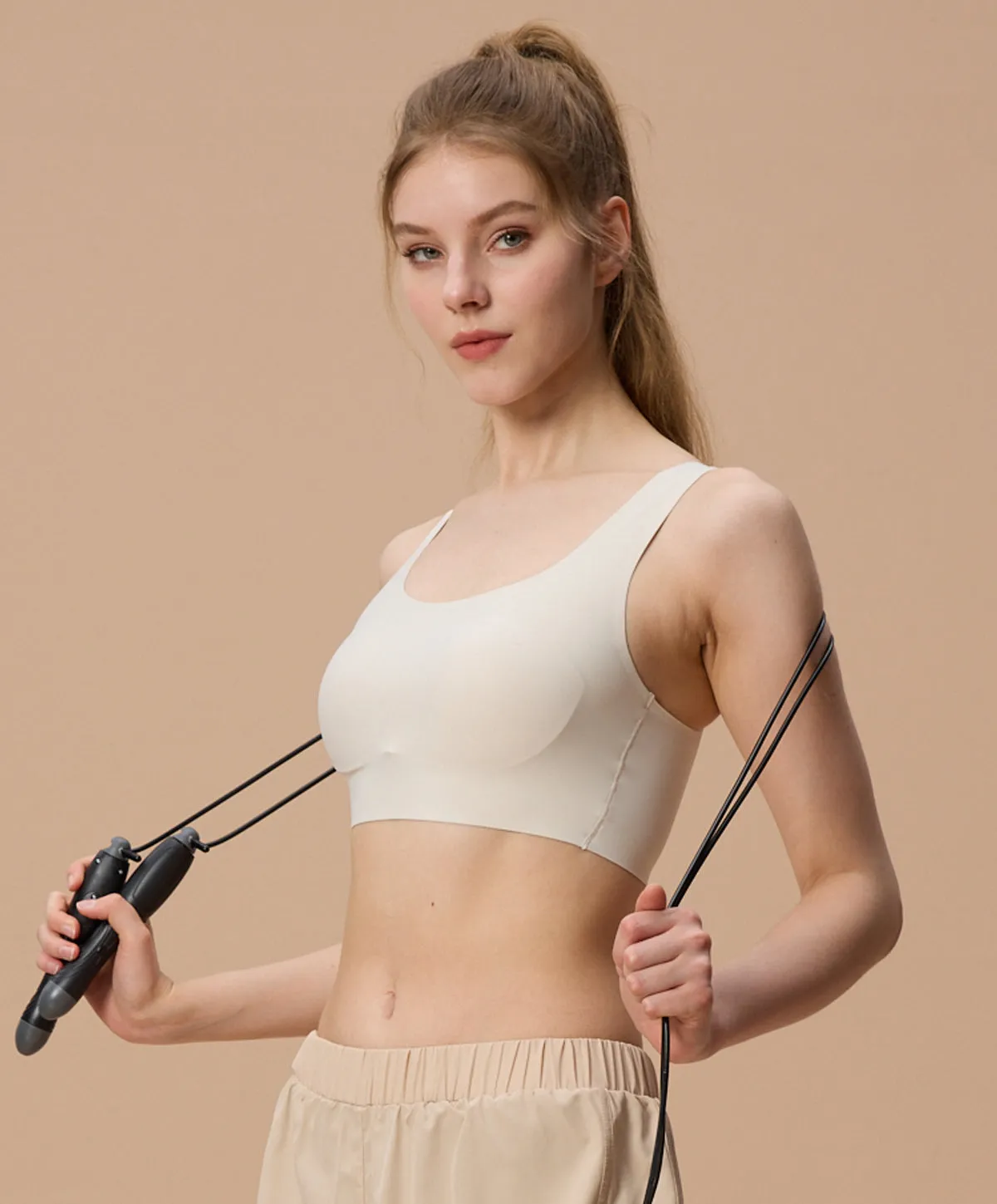 Energized Bohemian Explorer Free-Cut Bonded U-Back Sports Bra 201-1136B