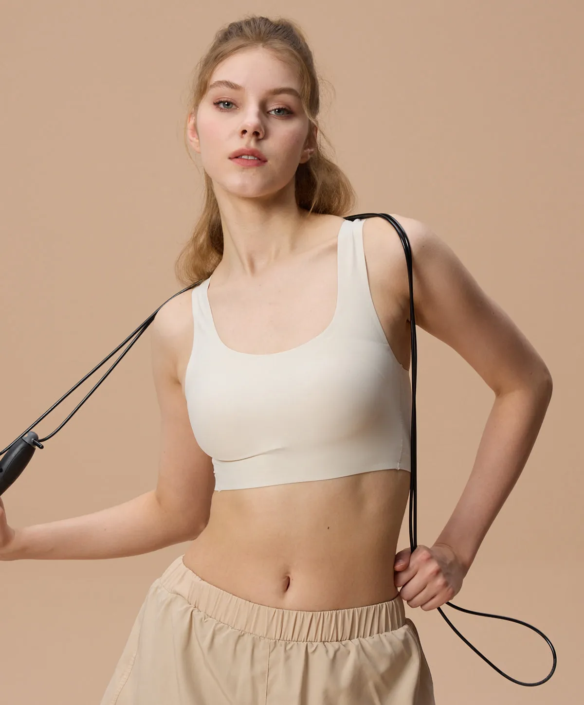 Energized Bohemian Explorer Free-Cut Bonded U-Back Sports Bra 201-1136B