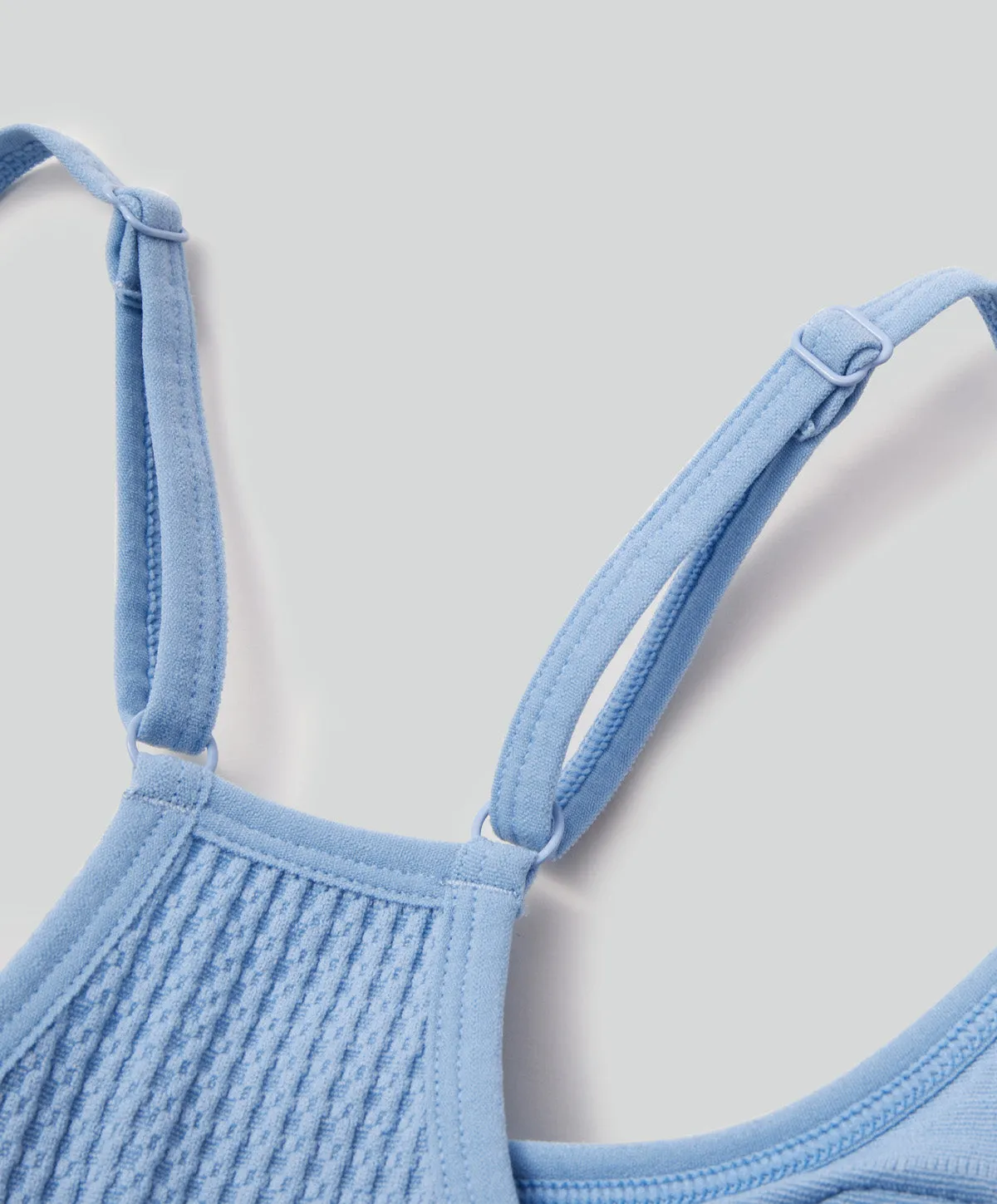 Energized Bohemian Explorer Seamless Waffle-Knit Sports Bra 201-1134S