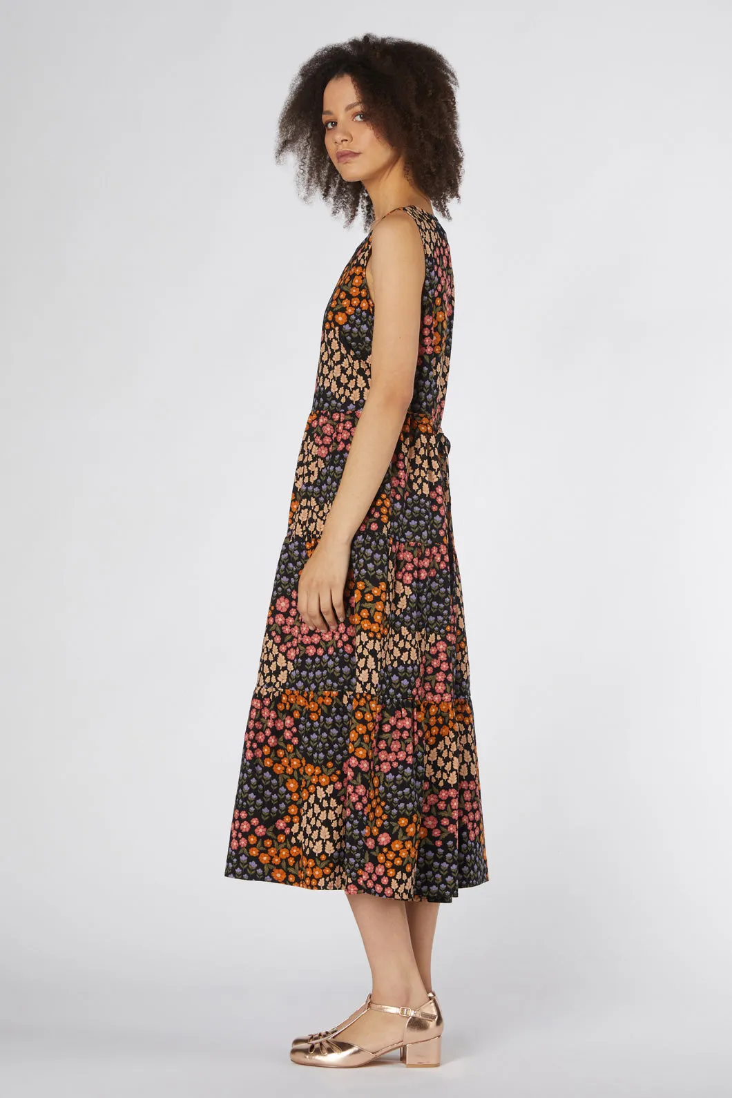 Floral Patchwork Dress