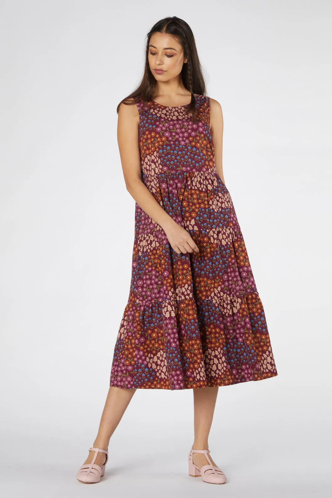 Floral Patchwork Dress
