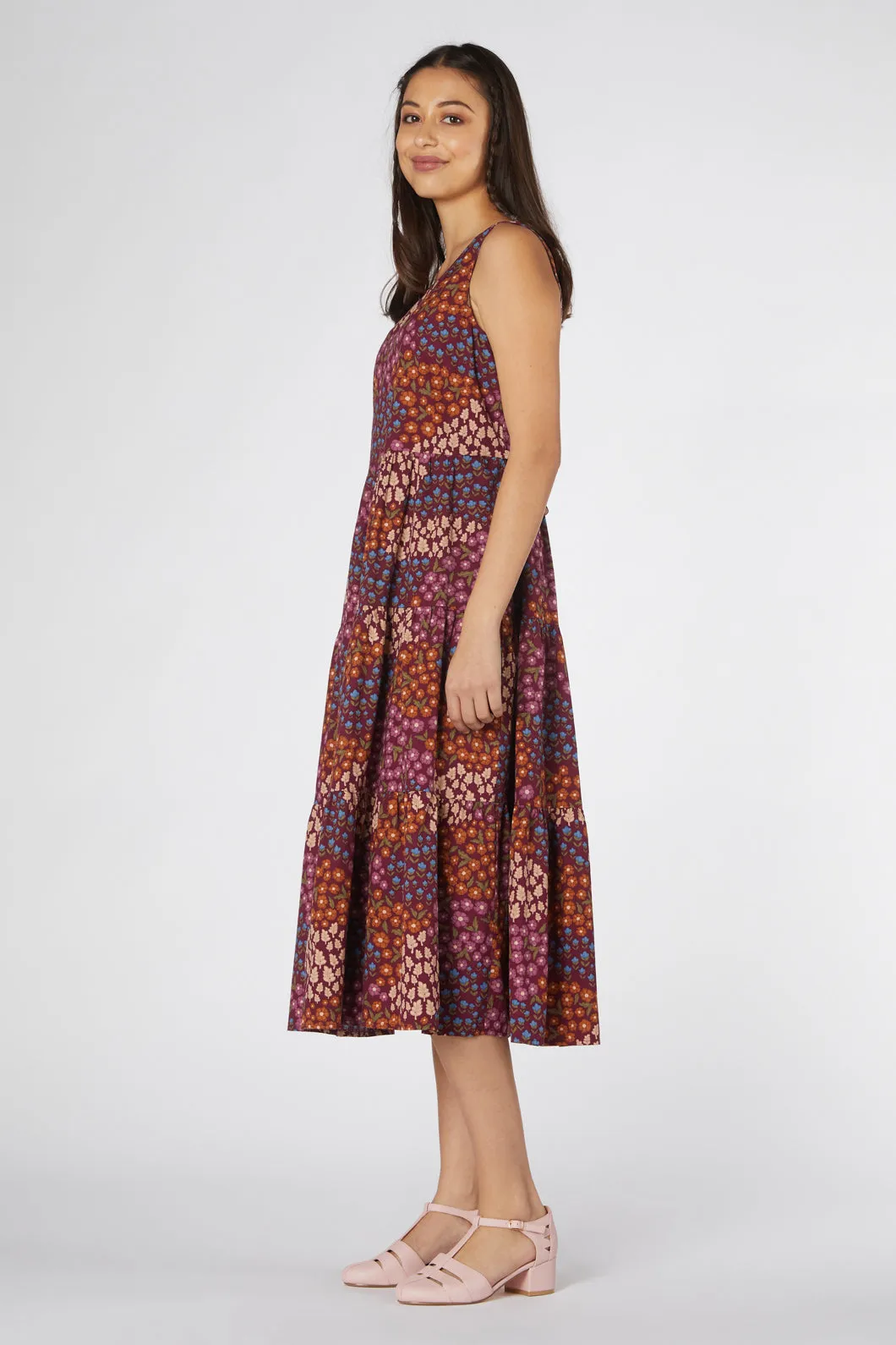 Floral Patchwork Dress