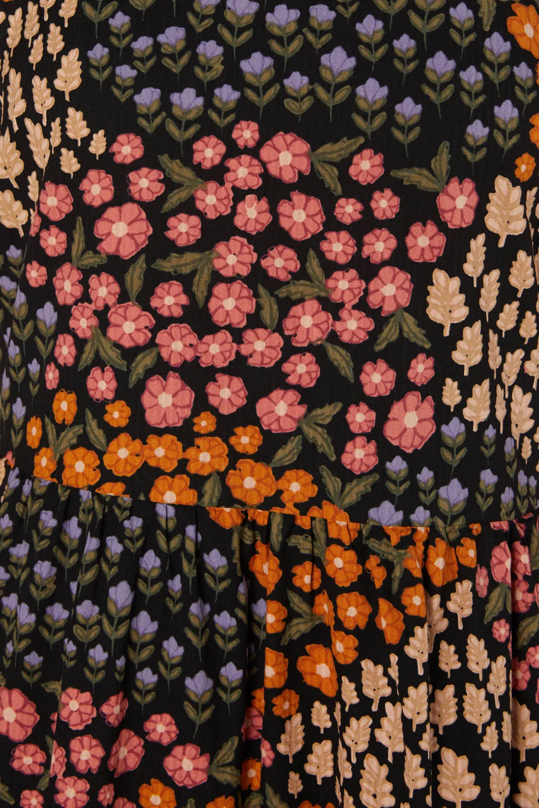 Floral Patchwork Dress