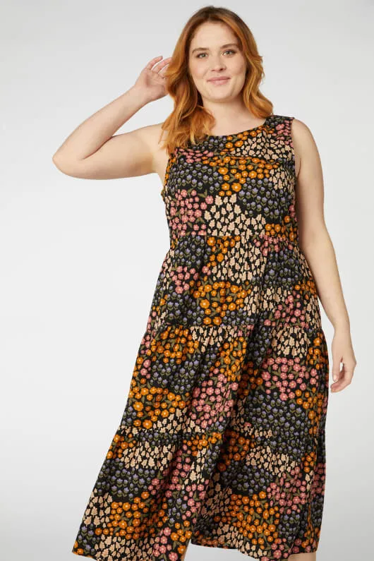 Floral Patchwork Dress