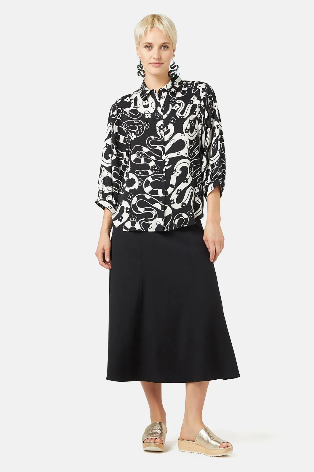 Floral Snake Shirt