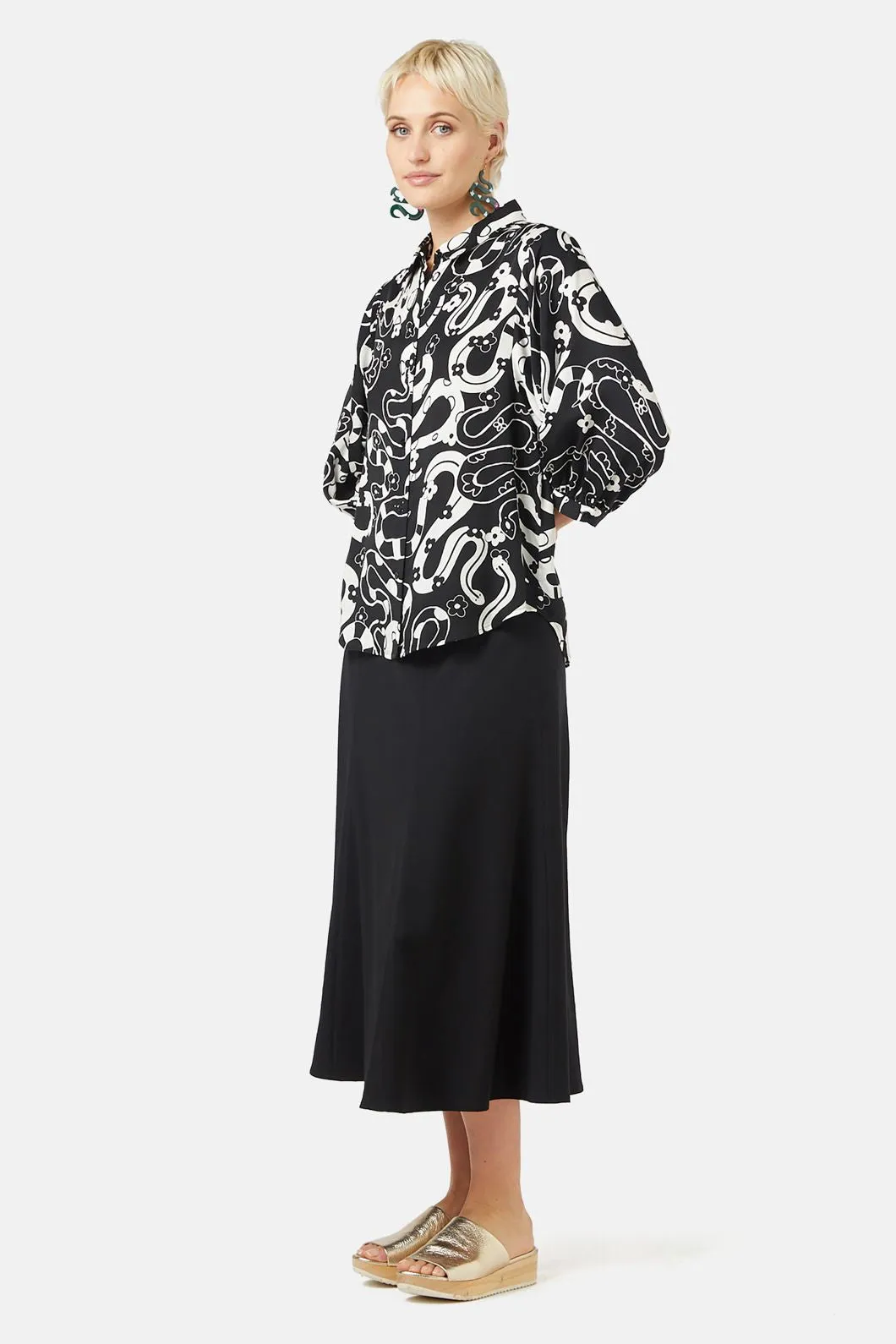 Floral Snake Shirt