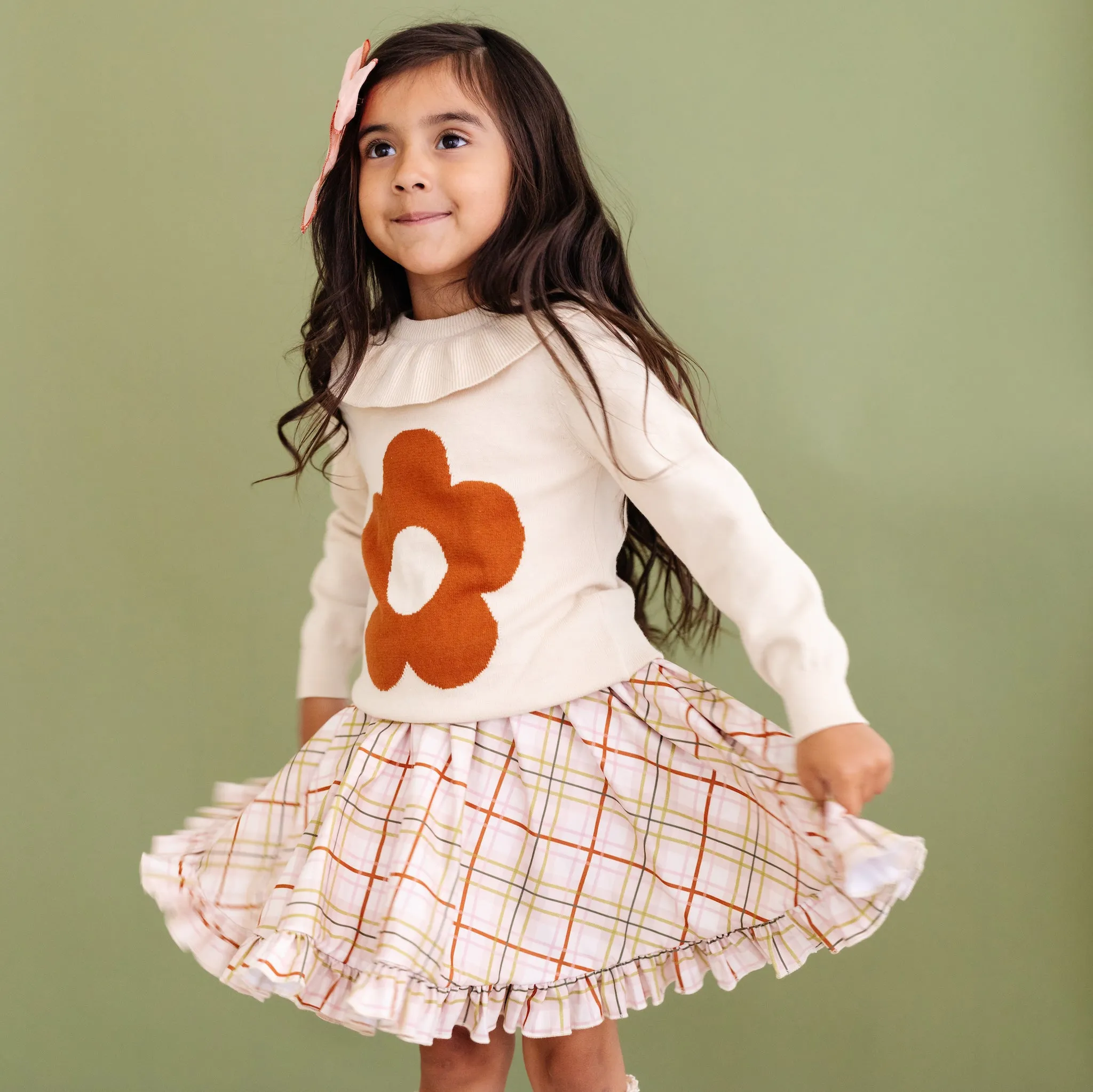 Flower Power Sweater - Vanilla